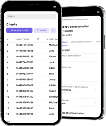Custom CRM system development_phone_screenshot